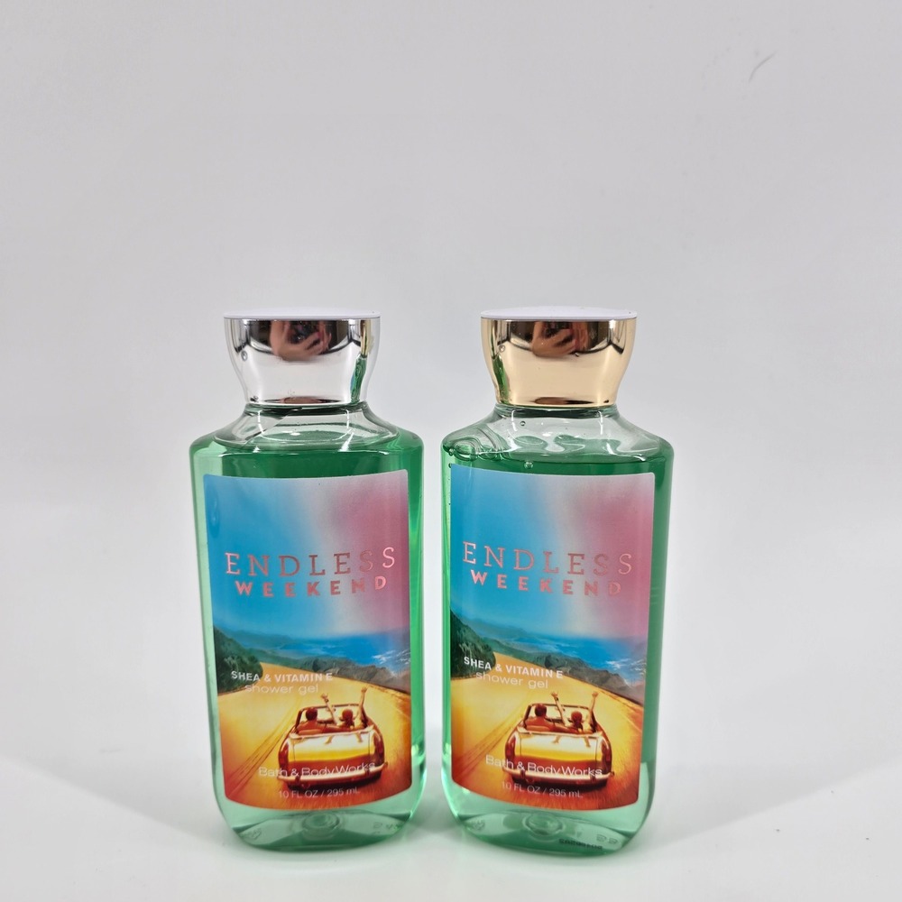 Bath & Body Works Shower Gel Endless Weekend 2-Pack Teal 10oz New